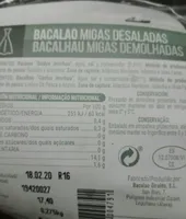 Bacalao migas desaladas