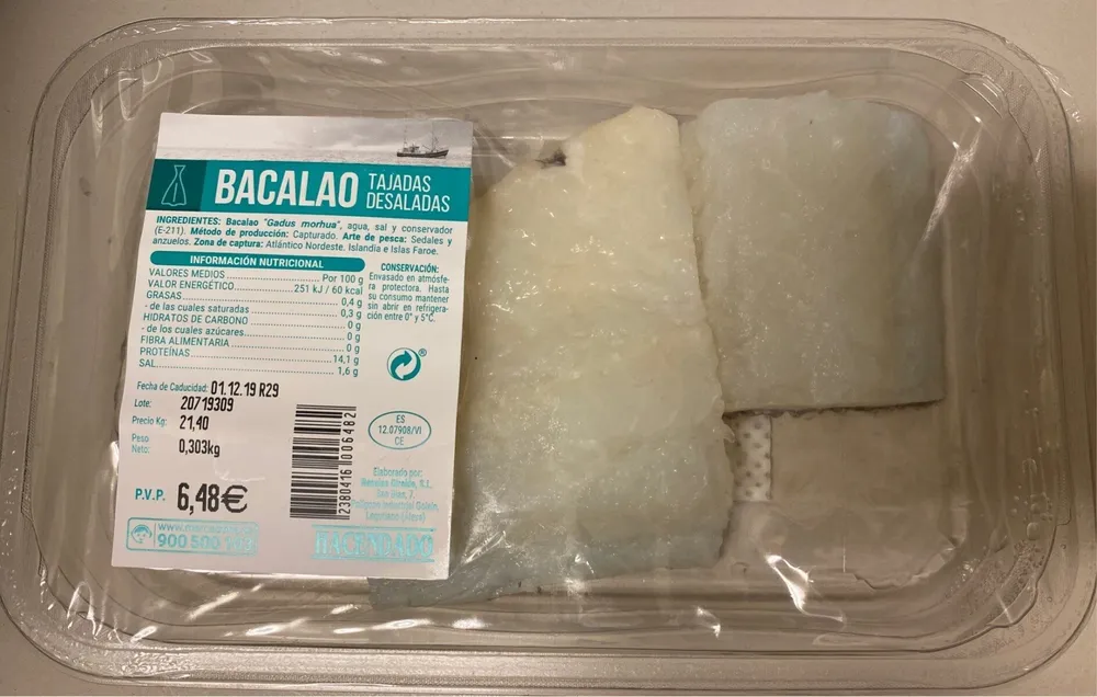 Bacalao tajadas