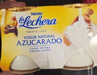 Yogur natural azucarado