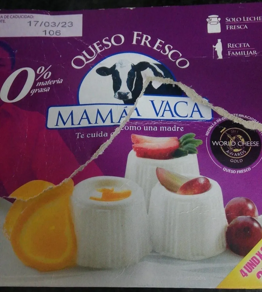 Queso fresco desnatado