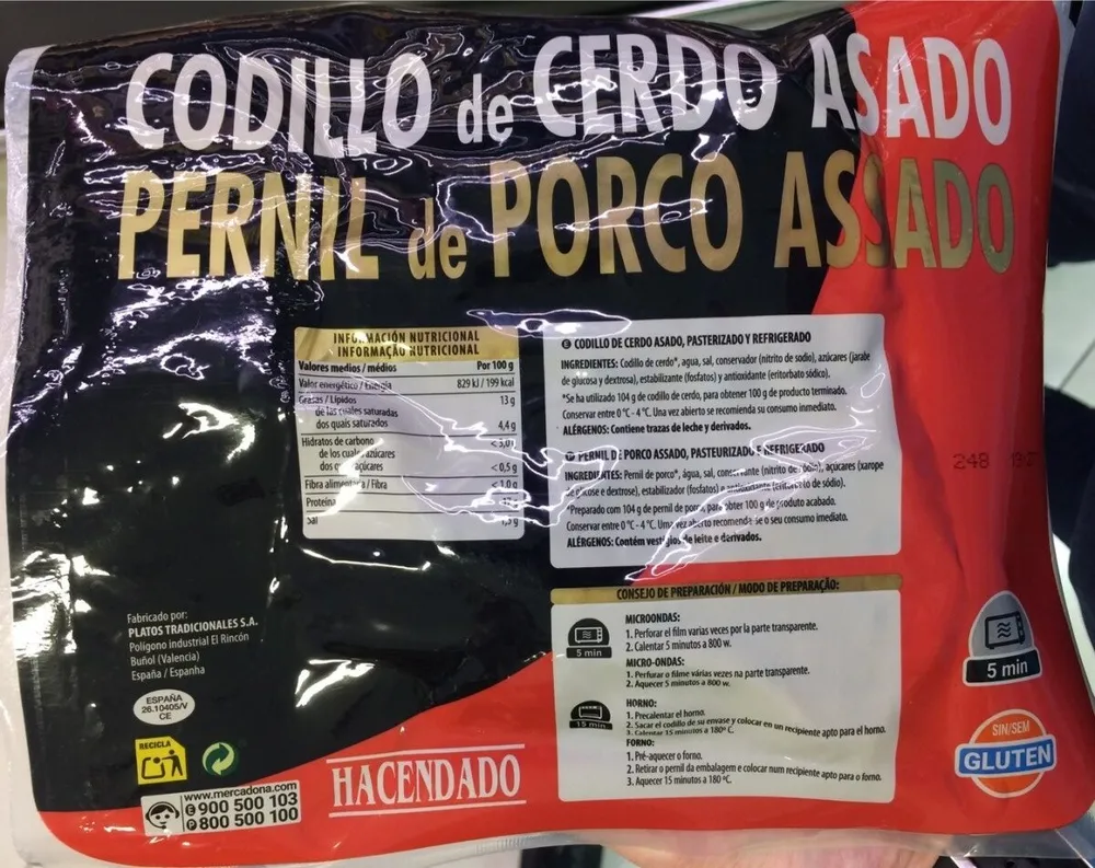 Codillo cerdo asado