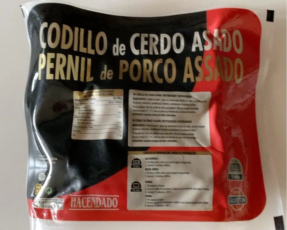 Codillo de cerdo asado