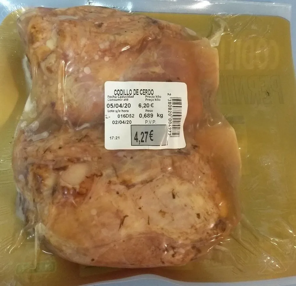 Codillo de cerdo asado