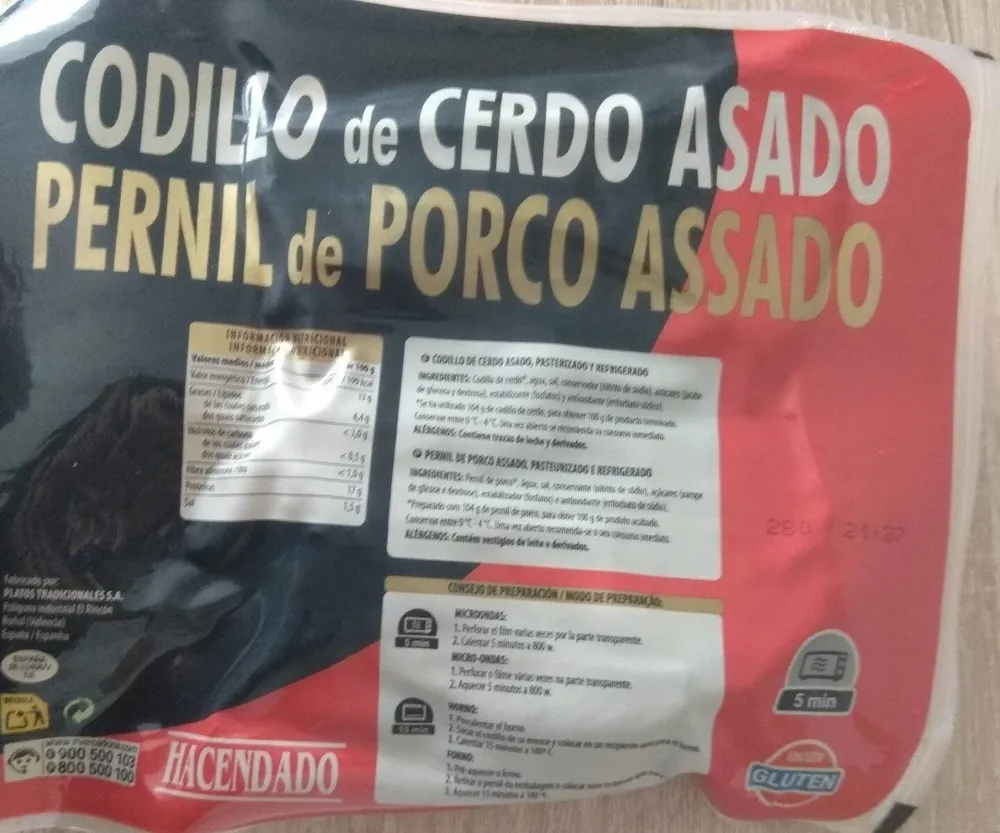 Codillo de Cerdo Asado