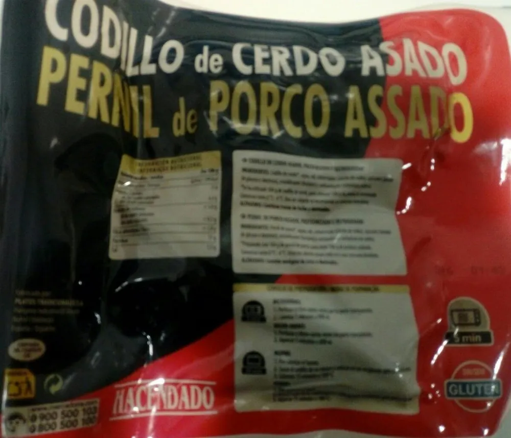Codillo de cerdo asado