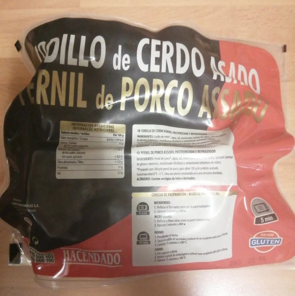 Codillo de cerdo asado
