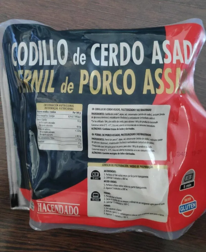 Codillo de cerdo asado