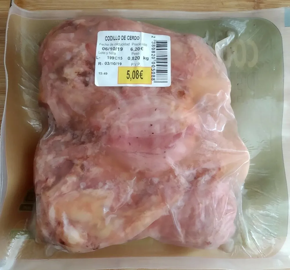Codillo de cerdo asado