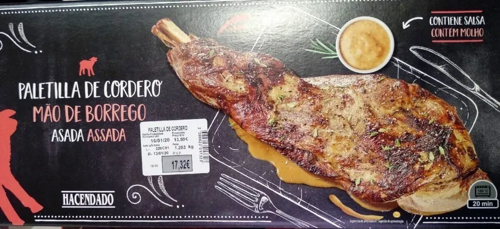 Paletilla de cordero