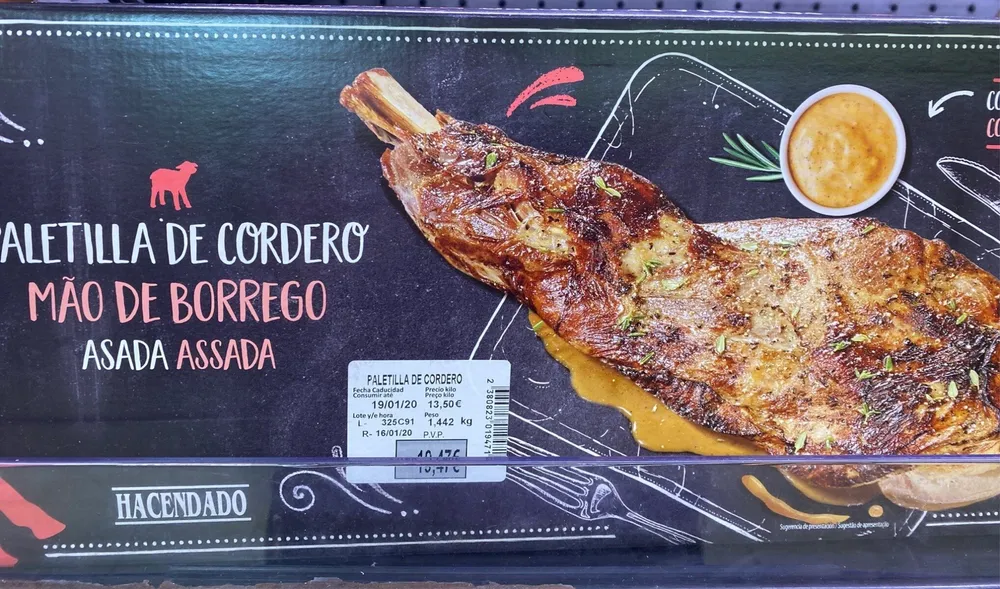 Paletilla de cordero