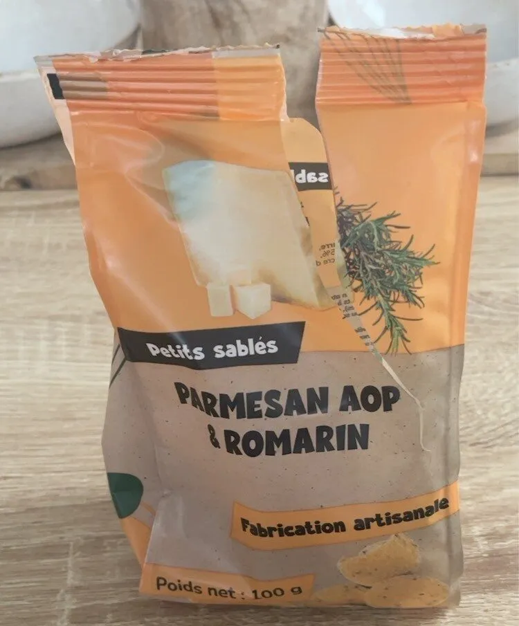 Petits sablés parmesan AOP & romarin