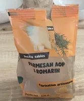 Petits sablés parmesan AOP & romarin