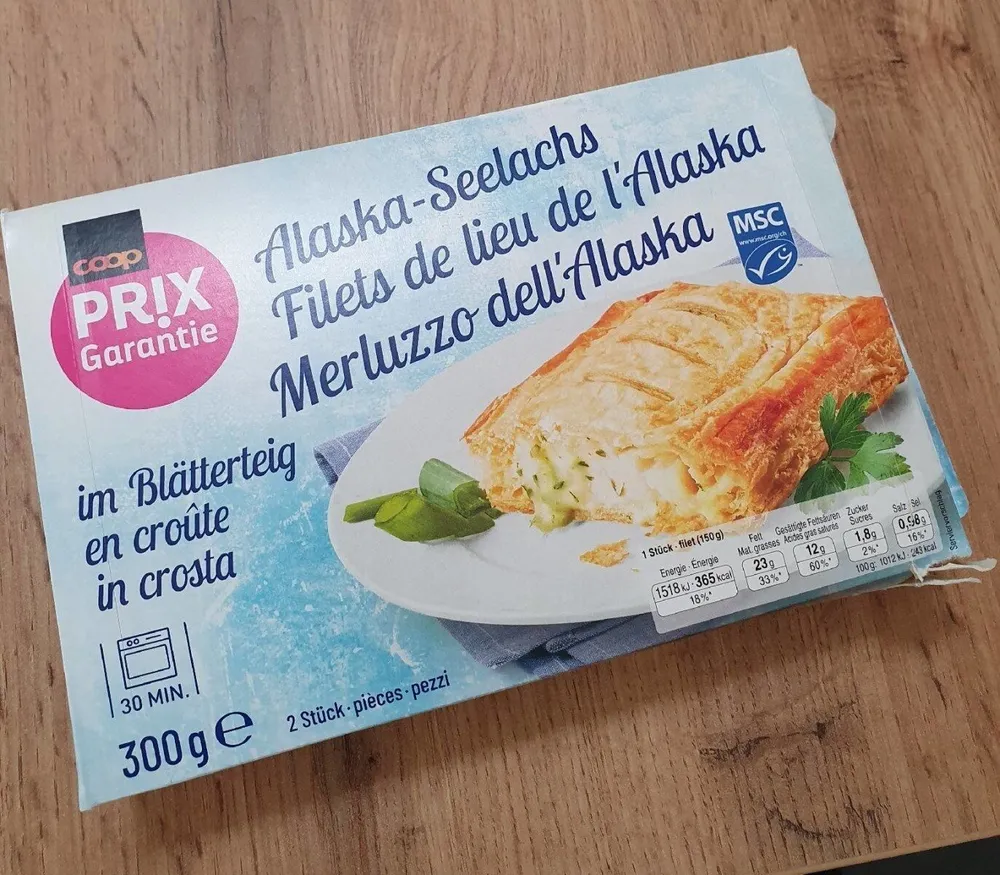 Filets de lieu de l'Alaska