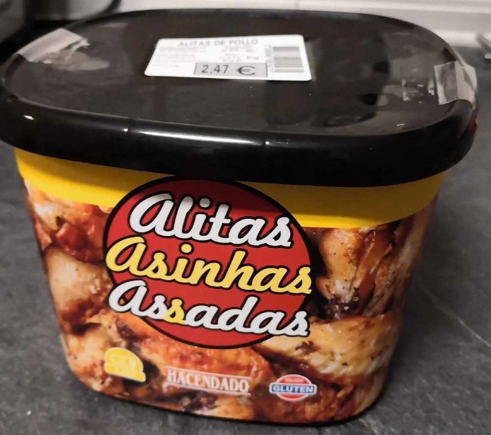 Alitas de pollo asadas