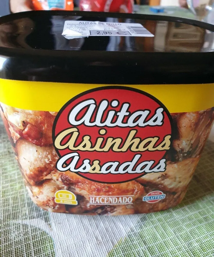 Alitas asadas