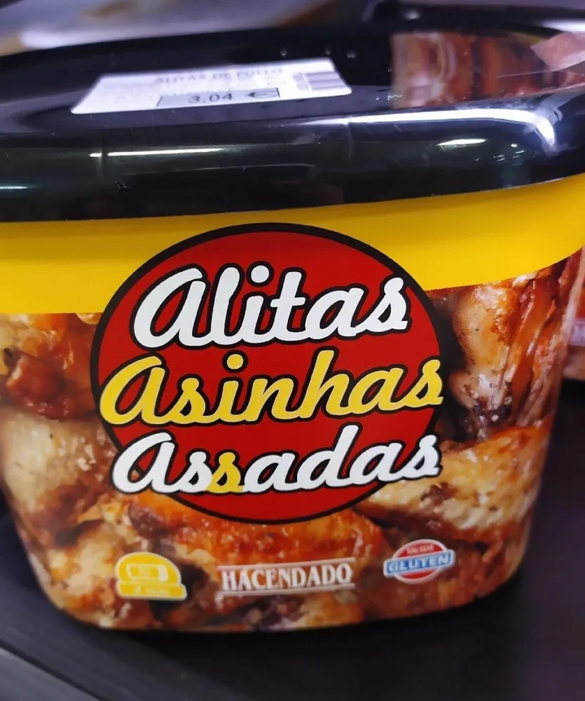 Alitas asadas