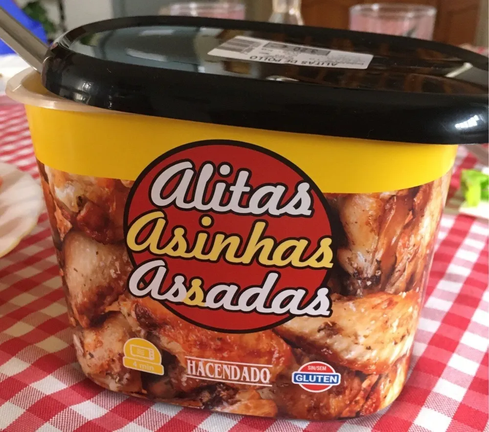 Alitas de pollo asadas