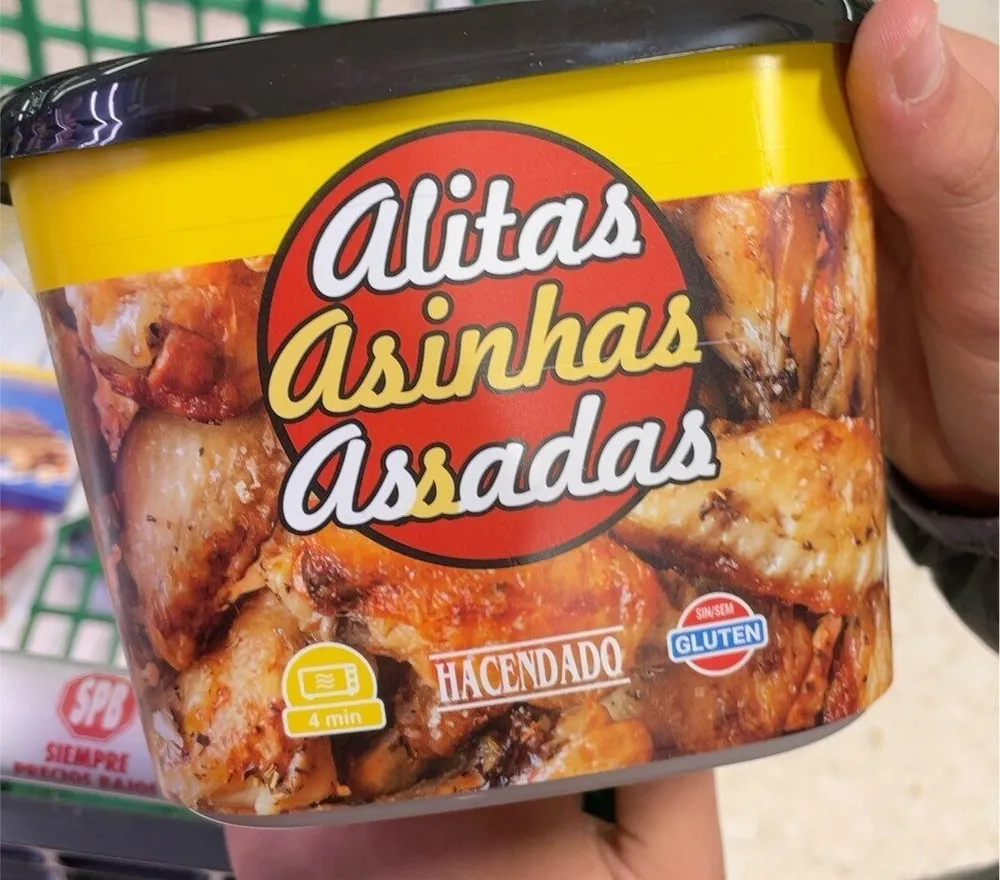 Alitas asadas