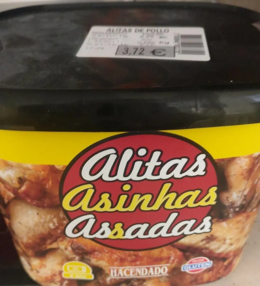 Alitas asadas