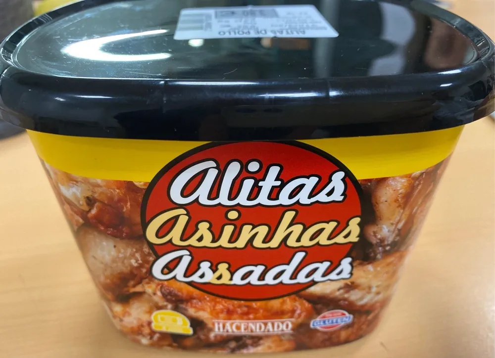 Alitas asadas