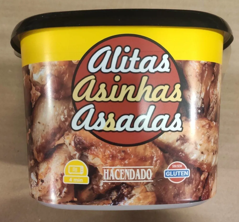 Alitas de pollo asadaa