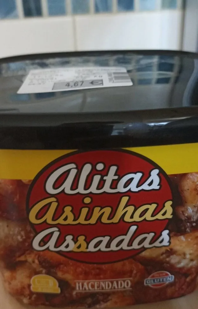 Alitas asadas