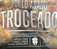 Pollo asado troceado