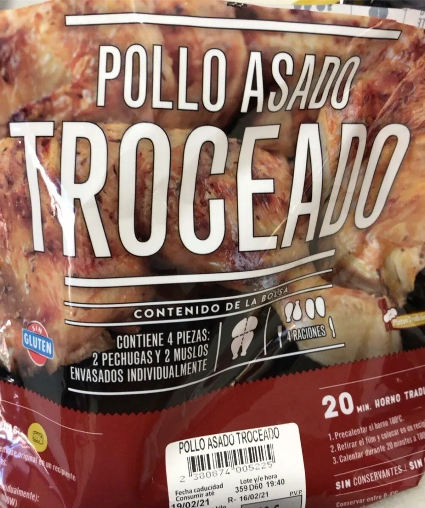 Pollo Asada Troceado