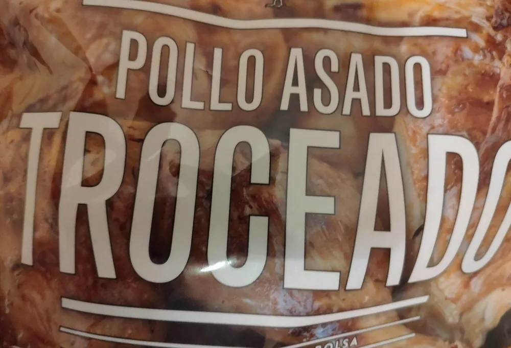 Pollo asado troceado