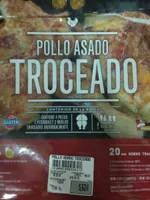 Pollo asado troceado