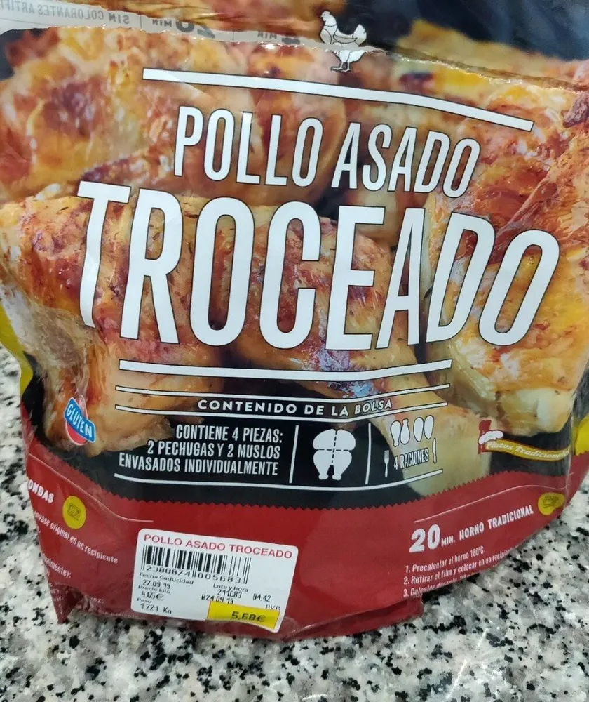 Pollo Asado Troceado