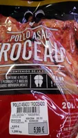 Pollo asado troceado