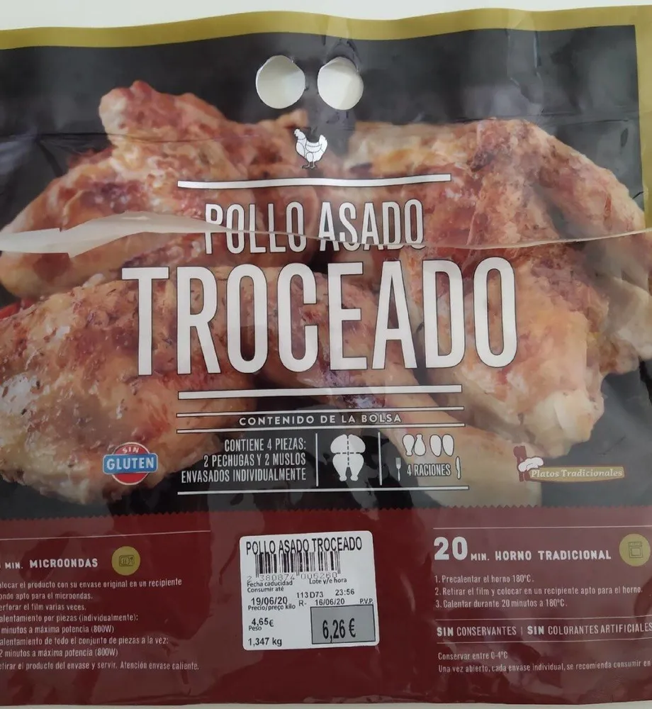 Pollo Asado Troceado