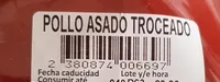 Pollo asado troceado