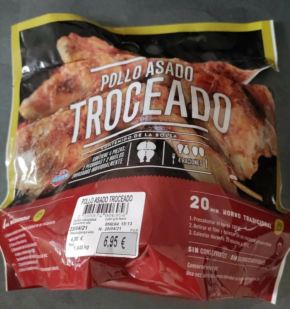 Pollo Asado Troceado