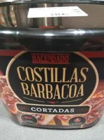 Costillas barbacoa cortadas