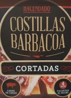 Costillas barbacoa cortadas