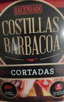 Costillas barbacoa cortadas