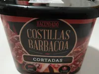 Costillas barbacoa cortadas