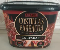 Costillas barbacoa cortadas