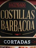 Costillas barbacoa cortadas