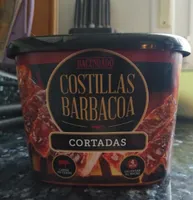 Costillas barbacoa cortadas