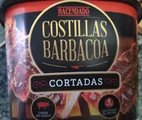 Costillas barbacoa cortadas