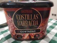 Costillas barbacoa cortadas