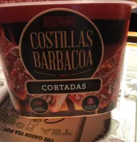 Costillas barbacoa cortadas