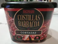 Costillas barbacoa cortadas