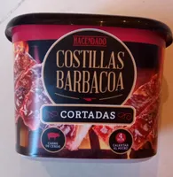 Costillas barbacoa cortadas
