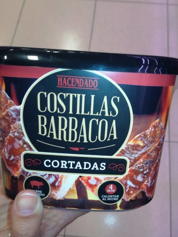 Costillas barbacoa