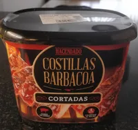 Costillas barbacoa cortadas