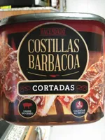 Costillas barbacoa cortadas